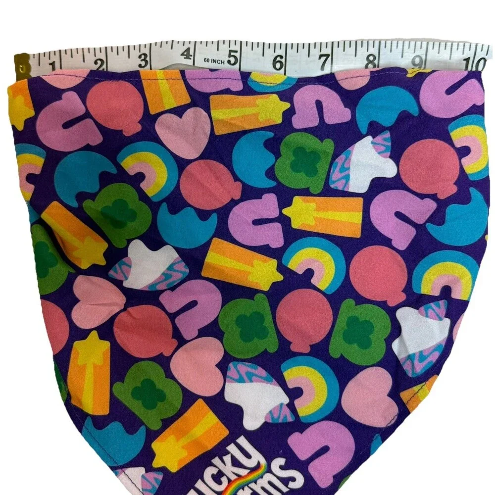 Lucky Charms Marshmallow St. Patrick's Day Girls Hair Bandana & Scrunchy Set NEW